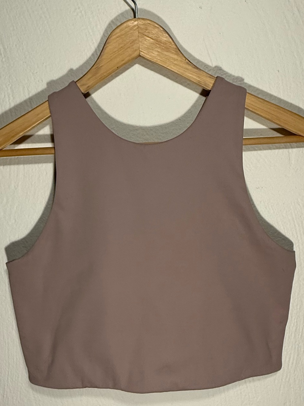 girlfriend collective Mauve/Pink Compressive Dylan Tank Bra